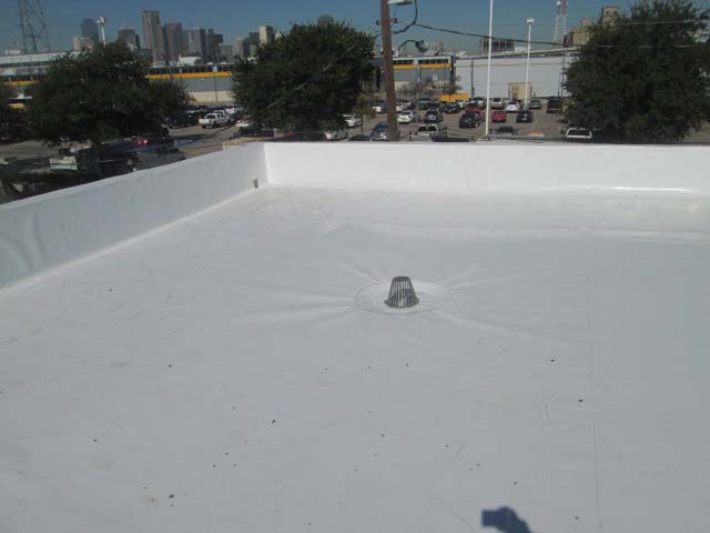 After TPO Roof - Thermoplastic Polyolefin - Nelson Roofing Company