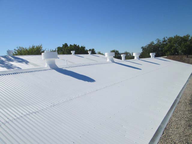 After Roof Coating - Nelson Roofing Company