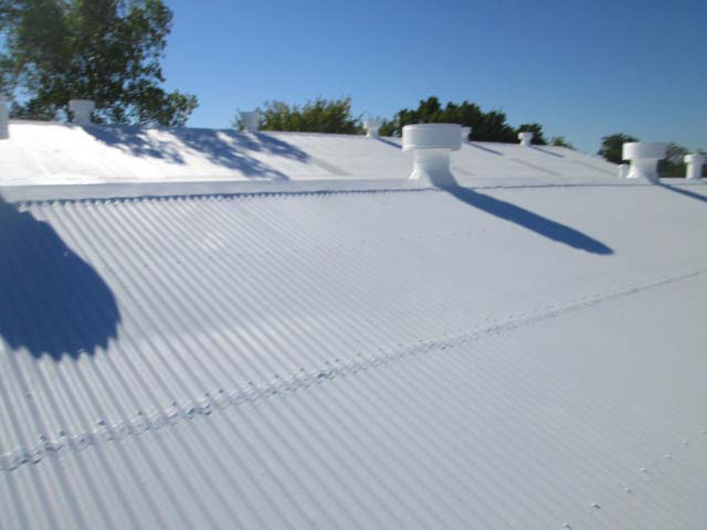 After Roof Coating - Nelson Roofing Company