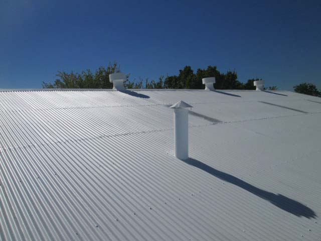 After Roof Coating - Nelson Roofing Company