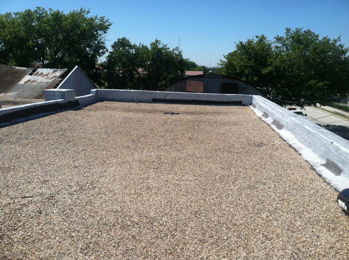 Before TPO Roof - Thermoplastic Polyolefin - Nelson Roofing Company