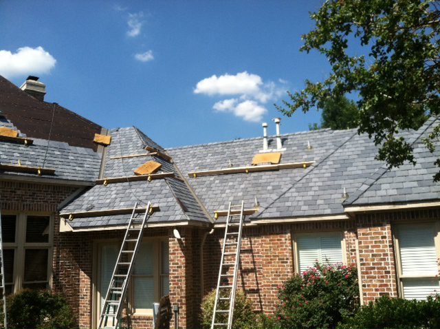 Residential Roof being Installed - Nelson Roofing Company