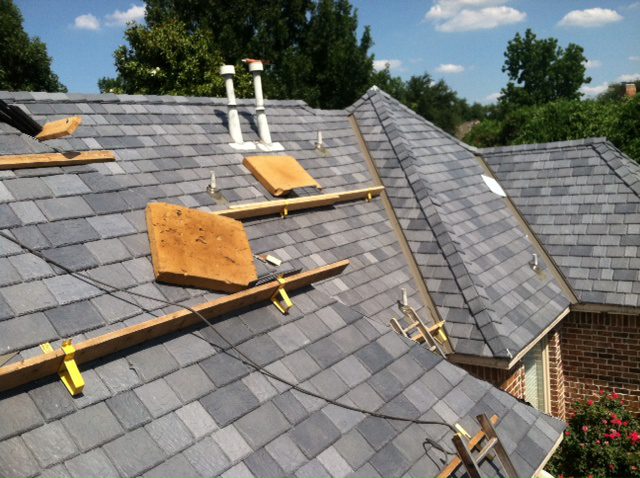 Residential Roof being Installed - Nelson Roofing Company