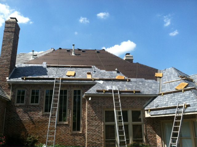 Residential Roof being Installed - Nelson Roofing Company